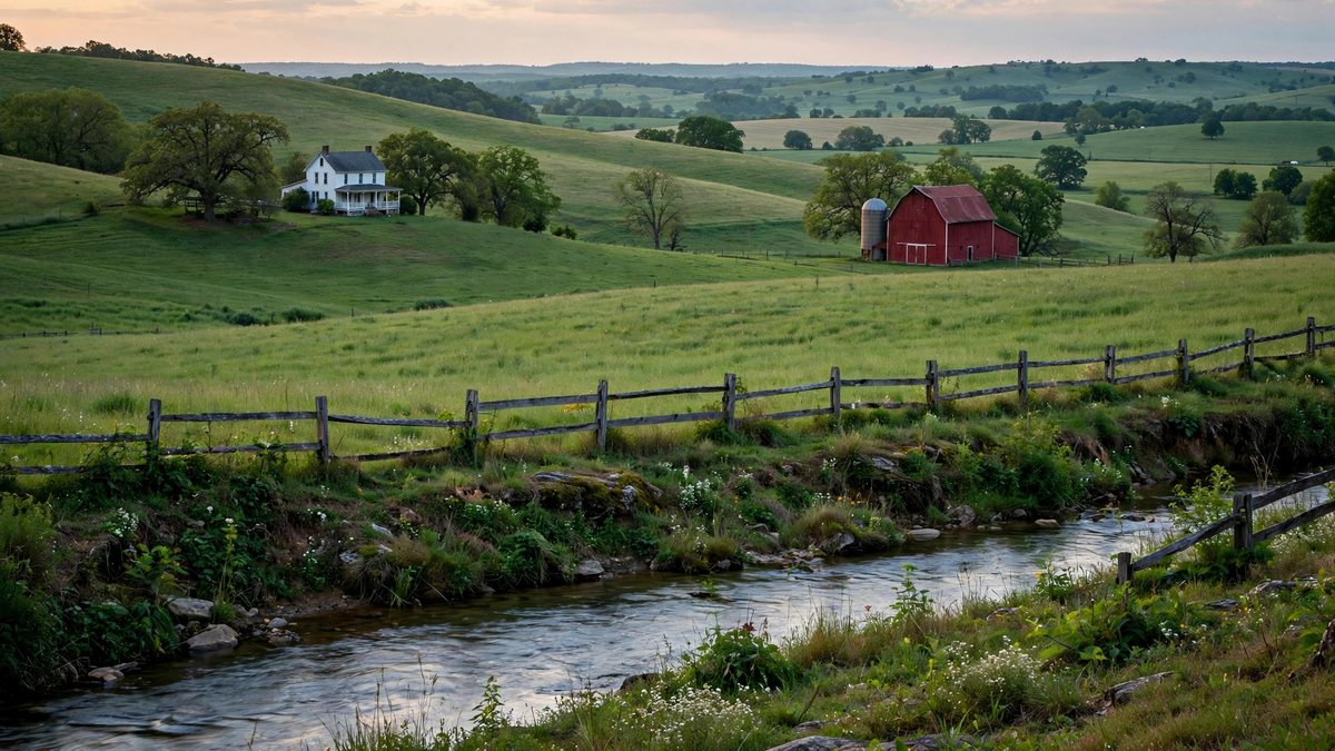 Rural homes near Alexandria, Tennessee