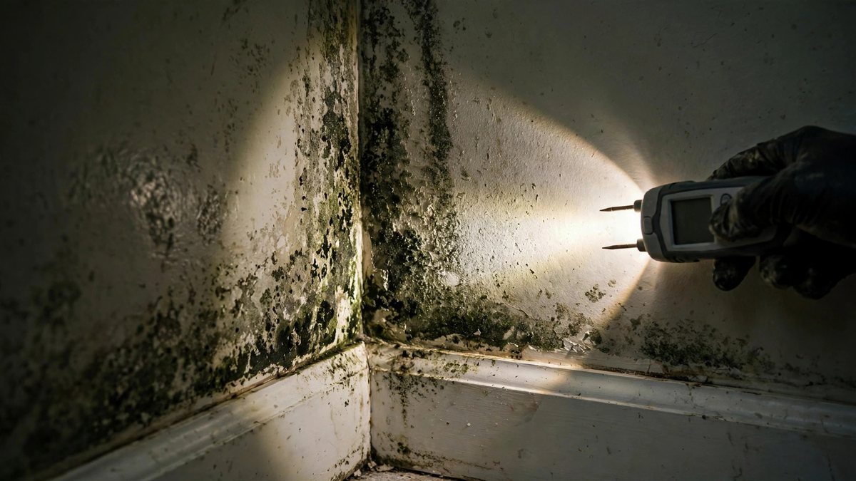 Mold remediation work with containment in a Lebanon TN home