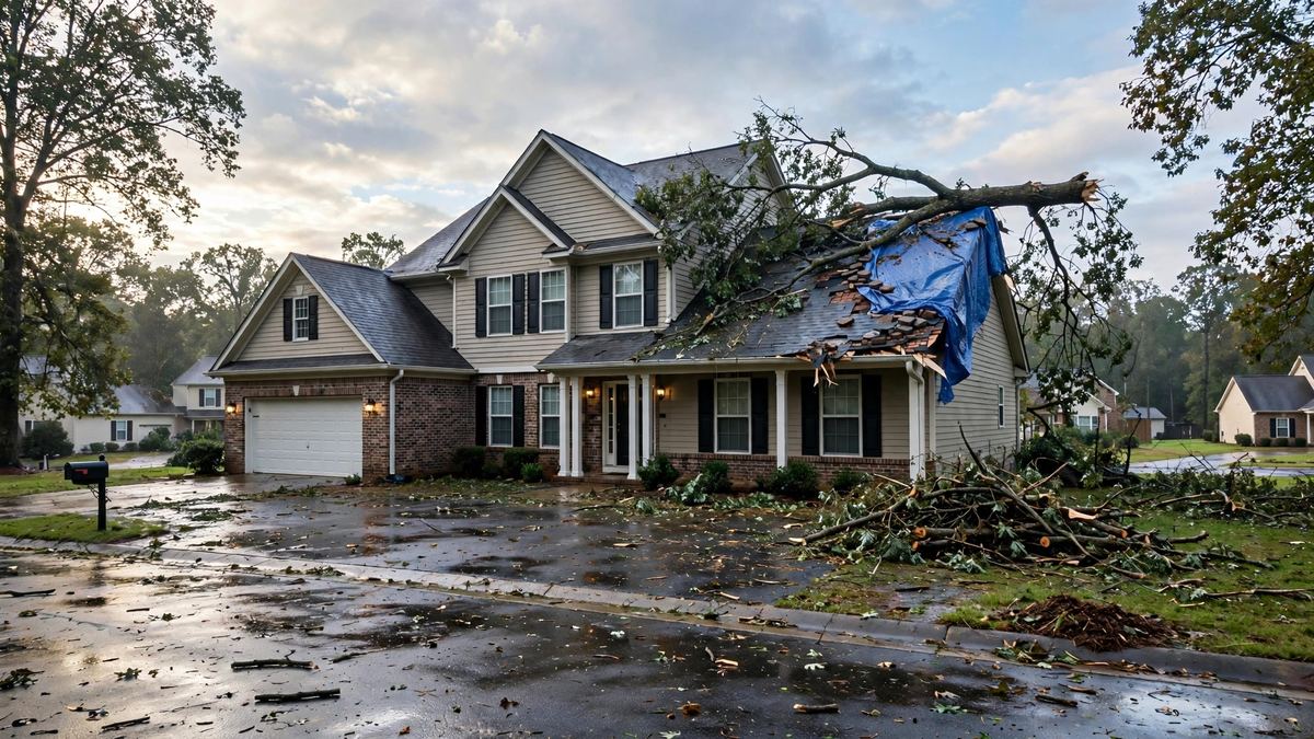 Storm damage restoration after severe weather in Lebanon TN